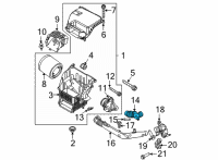 OEM Ford Bronco HOSE - AIR Diagram - MB3Z-9B659-C