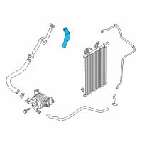 OEM Nissan Titan XD Hose-Water, Oil Cooler Diagram - 21306-EZ30E