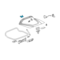 OEM Chevrolet Corvette Hinge Diagram - 20986700