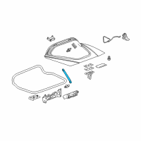 OEM 2012 Chevrolet Corvette Lift Cylinder Diagram - 10380000