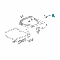 OEM 2013 Chevrolet Corvette Lock Cylinder Diagram - 25865472