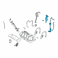 OEM Infiniti M45 Fuel Pump Assembly Diagram - 17040-AG200