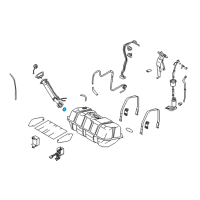 OEM 2003 Infiniti Q45 Seal-O Ring, Fuel Gauge Diagram - 17342-6P600