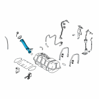 OEM Infiniti M45 Tube Assy-Filler Diagram - 17221-CS100