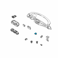 OEM 2004 BMW 325xi Trunk Unlocking Switch Diagram - 61-31-8-365-579