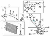 OEM 2016 Chevrolet Malibu Sensor Diagram - 13587698