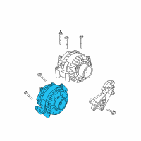 OEM 2009 Ford E-350 Super Duty Alternator Diagram - 9U2Z-10V346-AARM