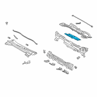 OEM 2020 Lexus UX200 INSULATOR Dash Pane Diagram - 55224-76020
