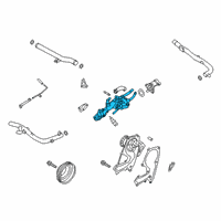 OEM 2019 Kia Stinger Housing Assembly-Thermostat Diagram - 256203L260