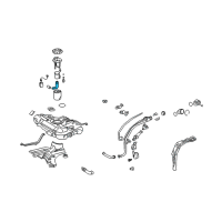 OEM Pontiac Vibe Fuel Pump Diagram - 19185092