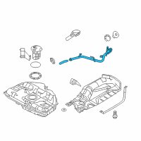 OEM 2010 Mercury Milan Pipe Assembly Diagram - AE5Z-9034-AH