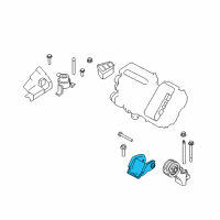 OEM 2011 Mercury Mariner Side Support Diagram - 9M6Z-6A023-A