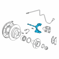 OEM 2000 BMW Z3 Calliper Carrier Diagram - 34-21-2-227-521