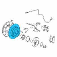 OEM 1999 BMW Z3 Brake Disc, Ventilated, Left Diagram - 34-21-2-227-177