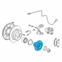 OEM BMW 528xi Drive Flange Hub Diagram - 33-41-1-095-774