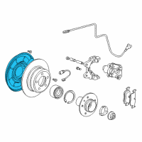 OEM 2000 BMW Z3 Protection Plate Left Diagram - 34-21-2-228-003