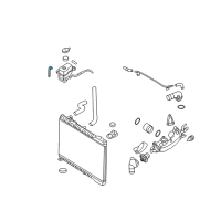 OEM Kia Sedona Hose-Radiator Reserve Diagram - 254514D100