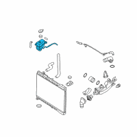 OEM Hyundai Entourage Hose-Radiator Reservoir Diagram - 25451-4D600