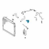 OEM 2001 Toyota Tacoma Flange Diagram - 16331-0W010