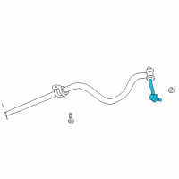 OEM 2001 Dodge Dakota Link-SWAY ELIMINATOR Diagram - 52038736AB