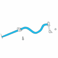 OEM Dodge Durango Sway Bar Diagram - 52106487AA