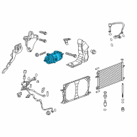 OEM 2018 Chevrolet Impala Compressor Diagram - 84491974