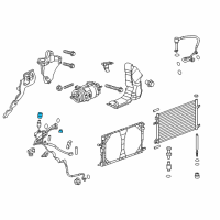 OEM Cadillac Pressure Hose Cap Diagram - 84074312
