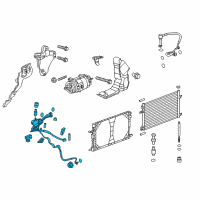 OEM 2016 Buick LaCrosse Liquid Hose Diagram - 23264952