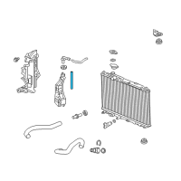 OEM Honda Civic Hose A, Reserve Tank Diagram - 19103-R1A-A00