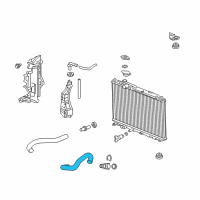 OEM 2012 Honda Civic Hose, Water (Lower) Diagram - 19506-RX0-A01