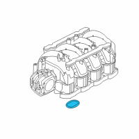 OEM 2021 Nissan Titan Gasket-Manifold To Cylinder Head Diagram - 14035-1LA0A