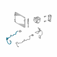 OEM Toyota Highlander Suction Pipe Diagram - 88717-48140