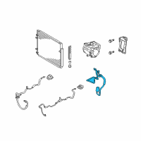 OEM 2008 Toyota Highlander Discharge Hose Diagram - 88703-48160