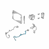 OEM 2008 Toyota Highlander Liquid Line Diagram - 88716-48210