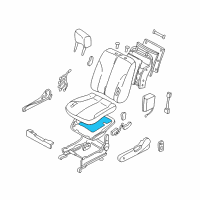 OEM 2001 Nissan Maxima Heater Unit-Front Seat Cushion Diagram - 87335-2Y100