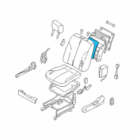 OEM Nissan Maxima Heater Unit-Front Seat Back Diagram - 87635-2Y100