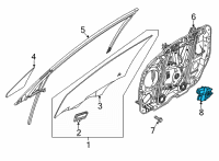 OEM 2022 Kia K5 Motor Assembly-Front Pow Diagram - 82450L3010