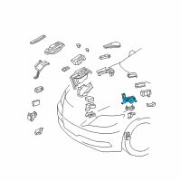 OEM 2015 Lexus LS600h Block, Engine Room Relay, No.4 Diagram - 82744-50020