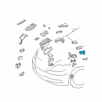 OEM 2015 Lexus LS600h Block, Engine Room Relay, NO.3 Diagram - 82743-50050