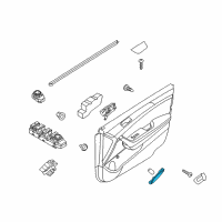 OEM 2019 Hyundai Sonata Reflector-Front Door, LH Diagram - 92631-C2000