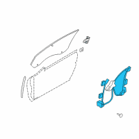 OEM 2006 Ford Mustang Regulator Diagram - 6R3Z-6323208-A