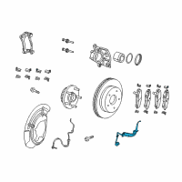 OEM Dodge Nitro Sensor-Anti-Lock Brakes Diagram - 68004019AD