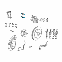 OEM Jeep Pin-Disc Brake Diagram - 68049018AA