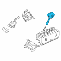 OEM 1996 Acura TL Coil, Front Ignition (Torque Converter-2 2A) Diagram - 30520-PR7-A33