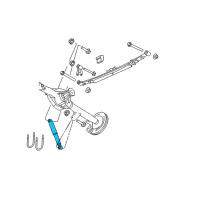 OEM 2011 Ram 3500 *ABSORBER-Suspension Diagram - 5168267AA