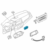 OEM 2014 BMW X5 Headlight Lamp Switch Diagram - 61-31-9-865-811