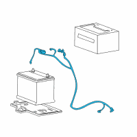 OEM 2006 Kia Amanti Battery Wiring Assembly Diagram - 918503F011