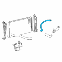 OEM Ford Freestar Overflow Hose Diagram - 3F2Z-8C633-AA