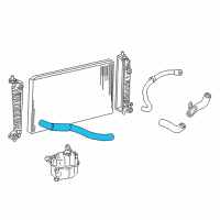 OEM Mercury Monterey Upper Hose Diagram - 3F2Z-8260-AC