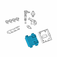 OEM 2009 GMC Sierra 2500 HD ECM Diagram - 12625455